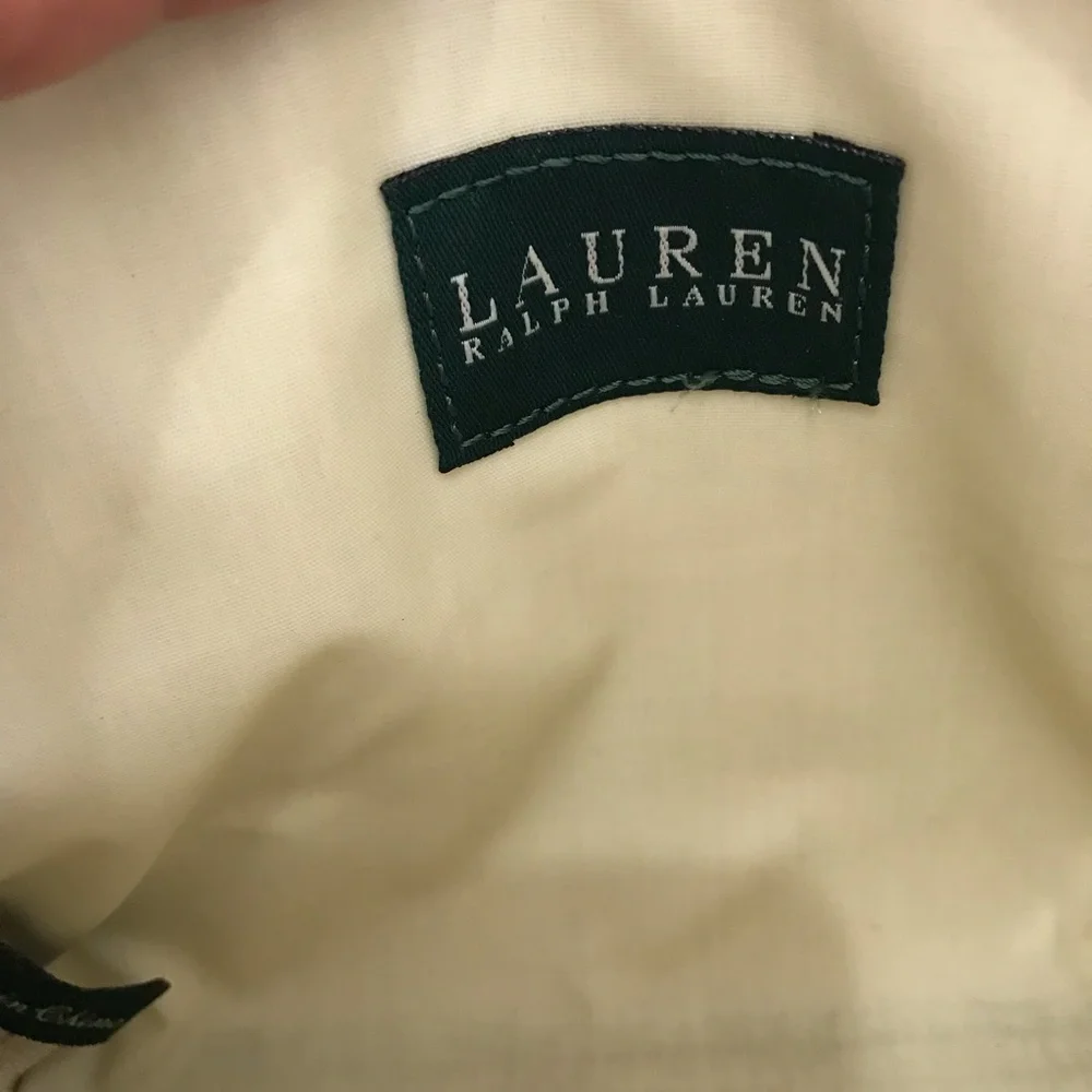 Ralph Lauren Gray Small Cosmetic Bag